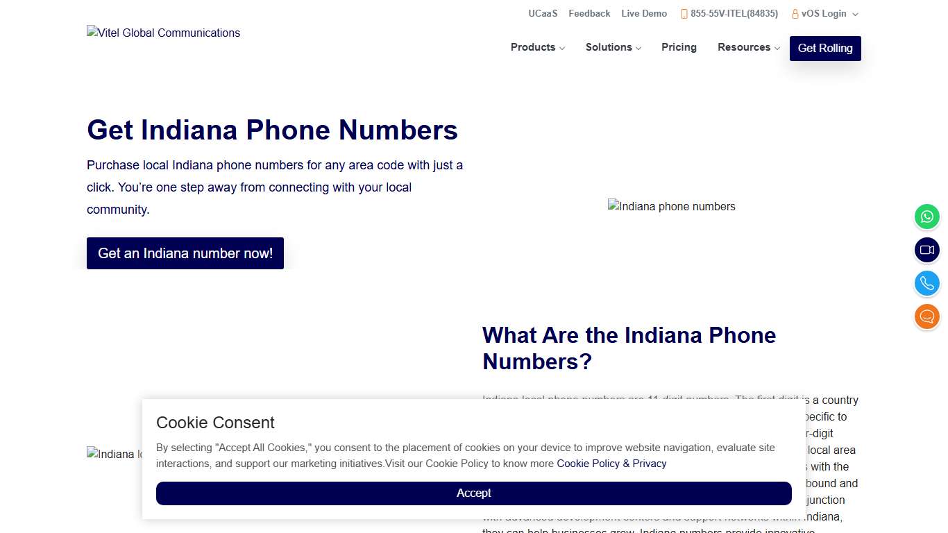 Indiana Phone Numbers for Area Codes 219, 574, & More